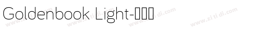 Goldenbook Light字体转换
